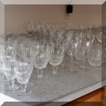 G06. Glass and crystal stemware. 